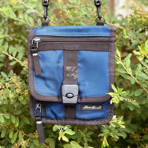 Eddie Bauer Vintage Mini Crossbody/Belt Purse -  Travel/Hiking